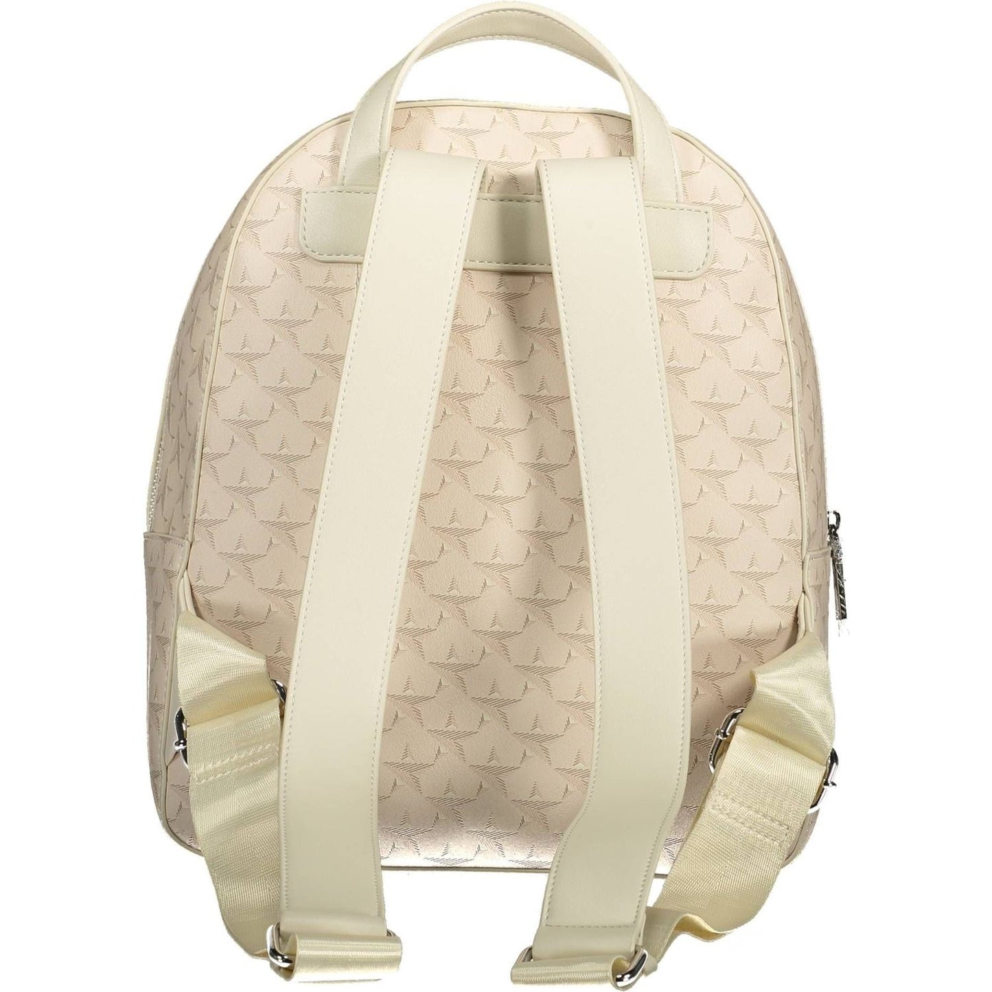 BYBLOS Elegant Beige Backpack with Contrasting Accents elegant-beige-backpack-with-contrasting-accents