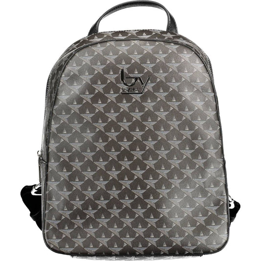 BYBLOS | Sleek Black Contrast Detail Backpack| McRichard Designer Brands   