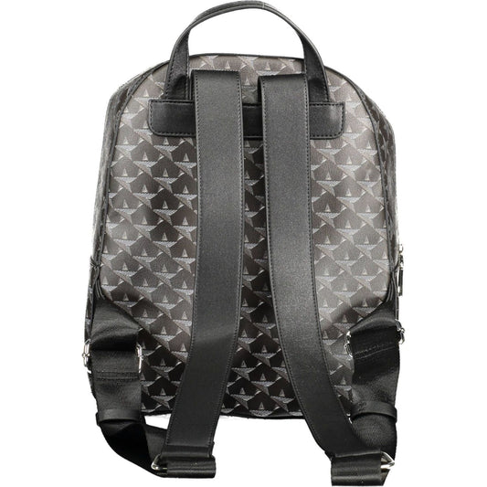 BYBLOS Sleek Black Contrast Detail Backpack sleek-black-contrast-detail-backpack