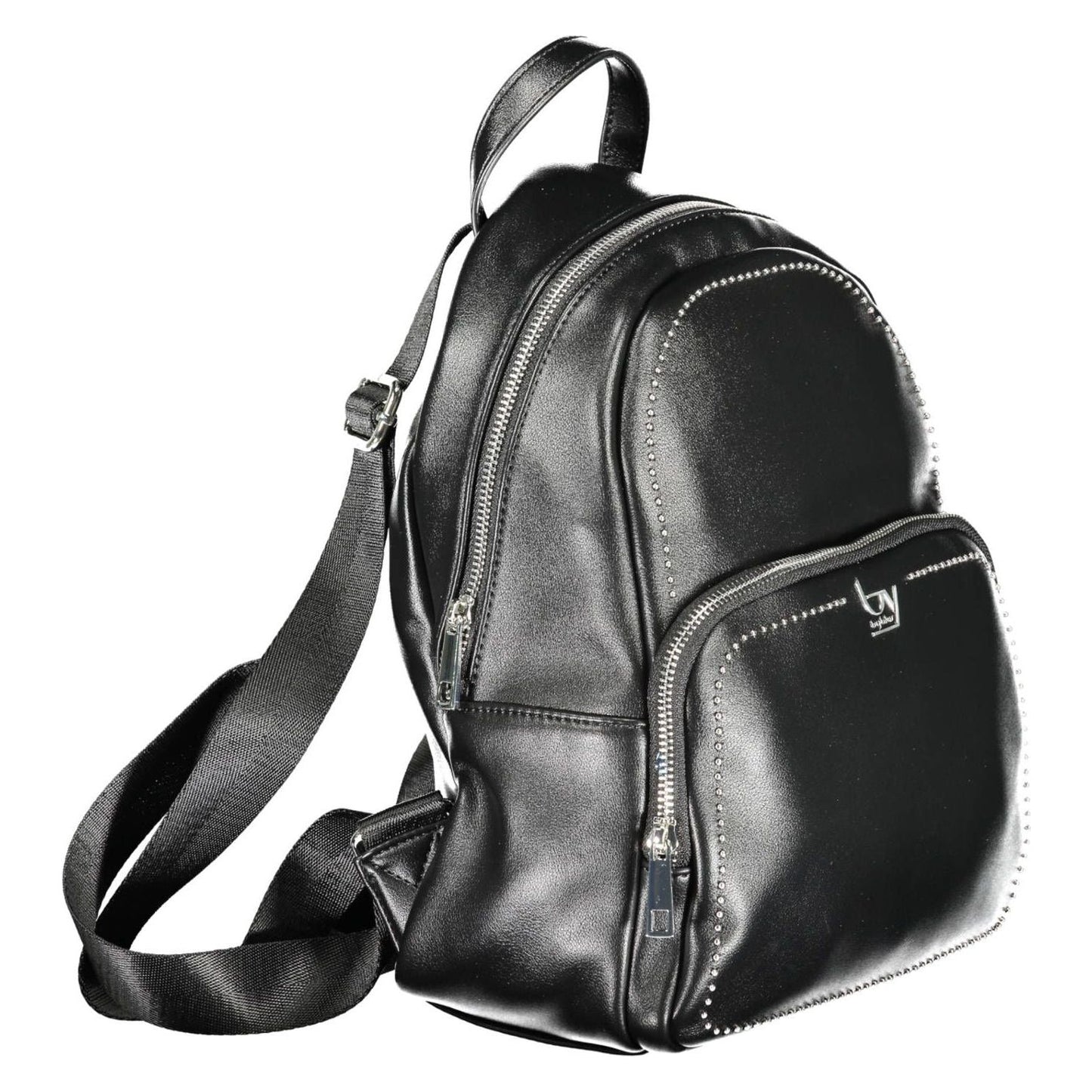 BYBLOS | Elegant Designer Black Backpack with Contrasting Details| McRichard Designer Brands   