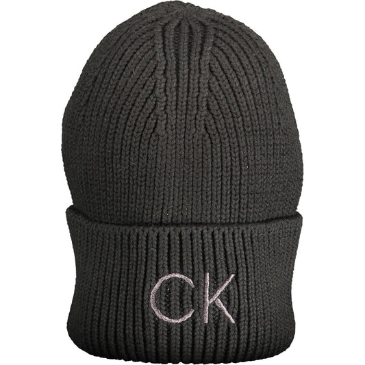 Calvin Klein | Black Cotton Hat| McRichard Designer Brands   