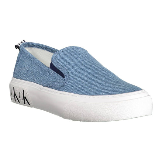 Light Blue Cotton Sneaker