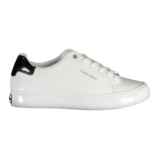 Calvin Klein | White Nylon Sneaker| McRichard Designer Brands   