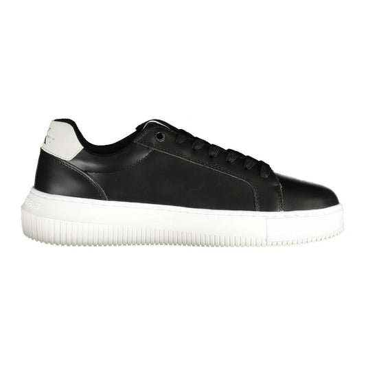 Calvin Klein | Black Polyester Sneaker| McRichard Designer Brands   