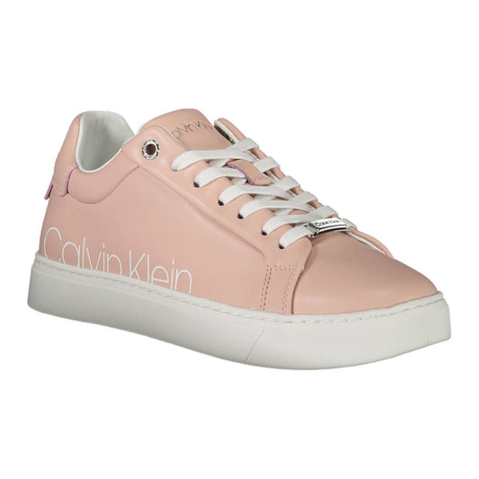 Calvin Klein | Pink Polyester Sneaker| McRichard Designer Brands   