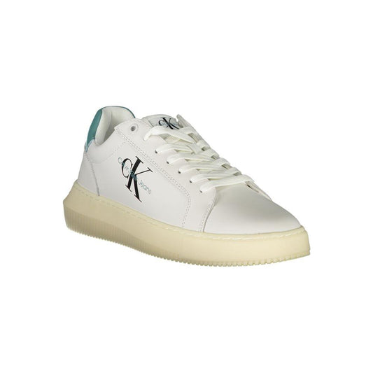Calvin Klein | Sleek White Sneakers with Eco-Conscious Design| McRichard Designer Brands   