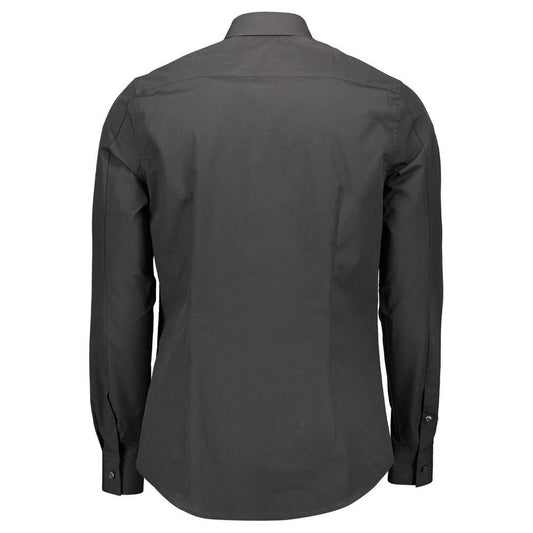 Calvin Klein | Sleek Slim Fit Long Sleeve Italian Collar Shirt| McRichard Designer Brands   