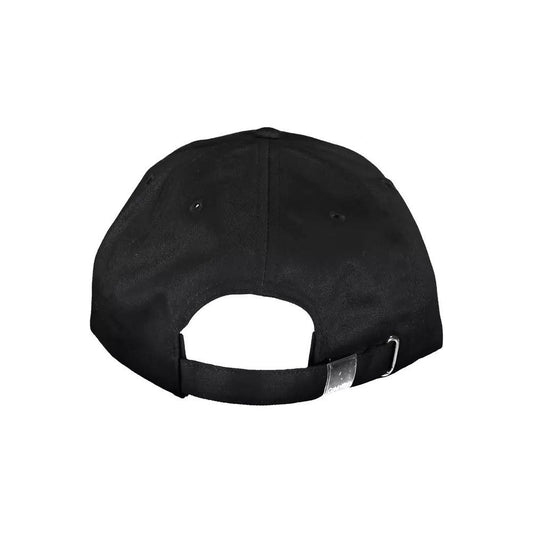 Calvin Klein | Sleek Black Visor Hat with Signature Logo| McRichard Designer Brands   