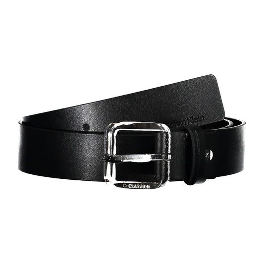 Calvin Klein | Black Leather Belt| McRichard Designer Brands   