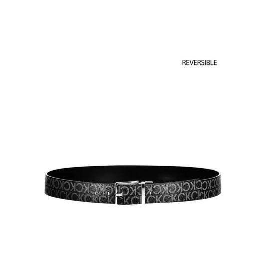 Calvin Klein | Black Polyethylene Belt| McRichard Designer Brands   