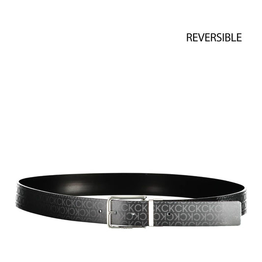 Calvin Klein | Black Polyester Belt| McRichard Designer Brands   
