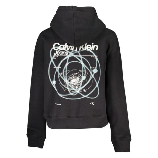 Calvin Klein | Sleek Hooded Fleece Sweatshirt with Embroidery| McRichard Designer Brands   