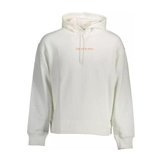 Calvin Klein | White Cotton Sweater| McRichard Designer Brands   
