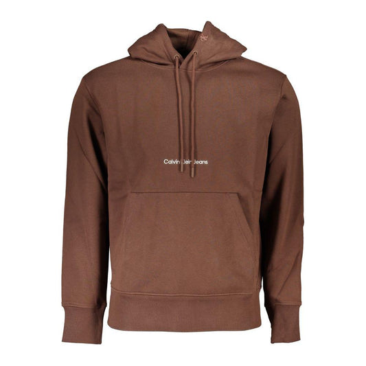 Calvin Klein | Brown Cotton Sweater| McRichard Designer Brands   