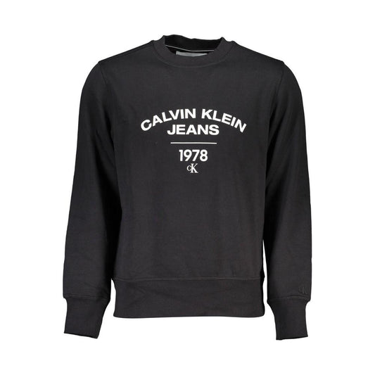 Calvin Klein | Sleek Long Sleeve Fleece Crew Neck Sweatshirt| McRichard Designer Brands   