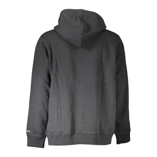 Sleek Hooded Sweatshirt with Central Pocket