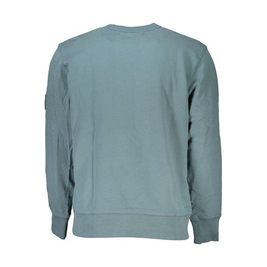 Calvin Klein | Eco-Conscious Green Crew Neck Sweatshirt| McRichard Designer Brands   