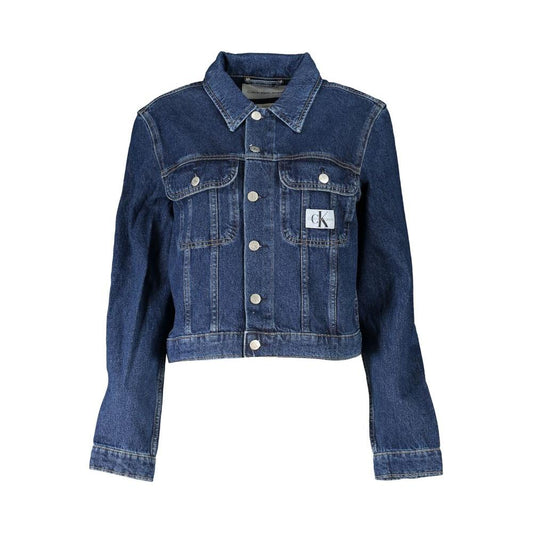 Calvin Klein | Chic Long Sleeved Denim Jacket| McRichard Designer Brands   