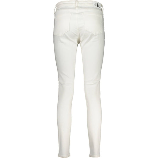 Calvin Klein | White Cotton Jeans & Pant| McRichard Designer Brands   