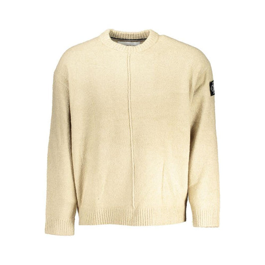 Calvin Klein | Beige Cotton Shirt| McRichard Designer Brands   