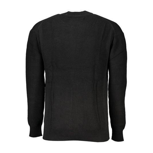 Calvin Klein | Sleek Cotton Crew Neck Sweater with Contrast Details| McRichard Designer Brands   