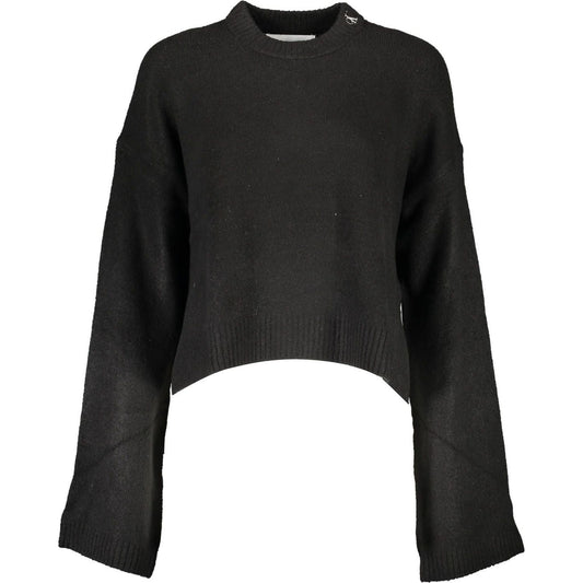 Calvin Klein | Black Wool Shirt| McRichard Designer Brands   