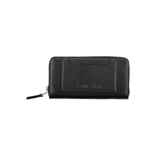 Elegant Black Multi-Compartment Wallet