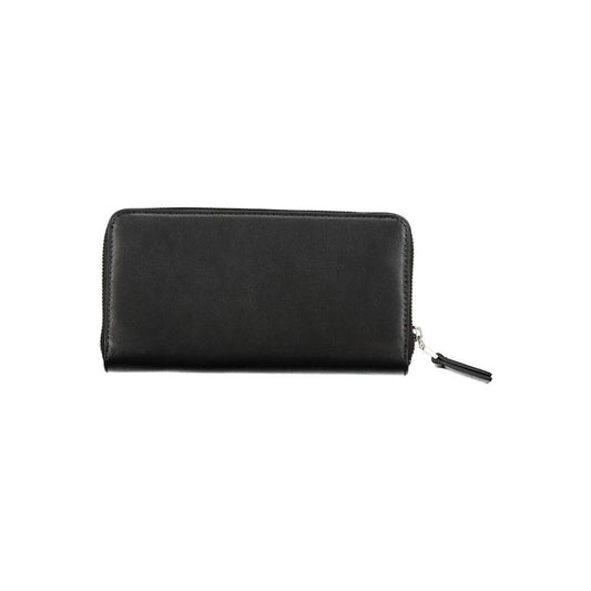 Elegant Black Multi-Compartment Wallet
