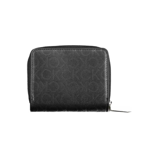 Calvin Klein | Black Polyester Wallet| McRichard Designer Brands   