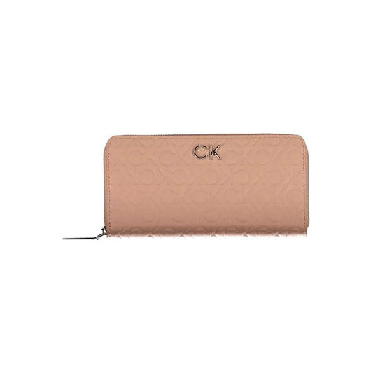 Calvin Klein | Pink Polyester Wallet| McRichard Designer Brands   