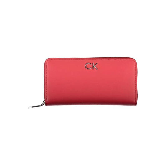 Calvin Klein | Pink Polyethylene Wallet| McRichard Designer Brands   