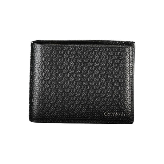 Calvin Klein | Sleek Black Leather Bifold Wallet with RFID Block| McRichard Designer Brands   