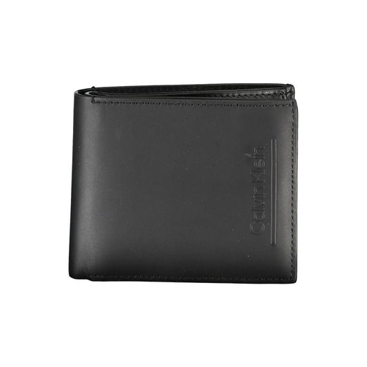 Calvin Klein | Black Leather Wallet| McRichard Designer Brands   