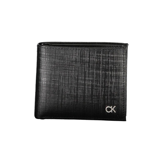 Calvin Klein | Elegant Dual Compartment Leather Wallet| McRichard Designer Brands   