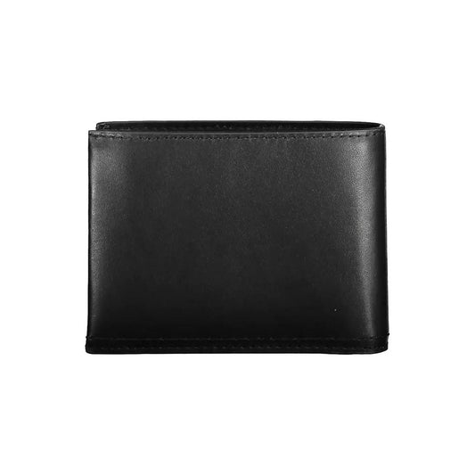 Calvin Klein | Sleek Black Leather Wallet with RFID Blocker| McRichard Designer Brands   