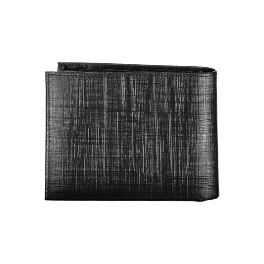 Calvin Klein | Elegant Black Leather Wallet with RFID Blocking| McRichard Designer Brands   