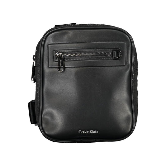 Calvin Klein | Sleek Urban Shoulder Bag with Contrast Details| McRichard Designer Brands   