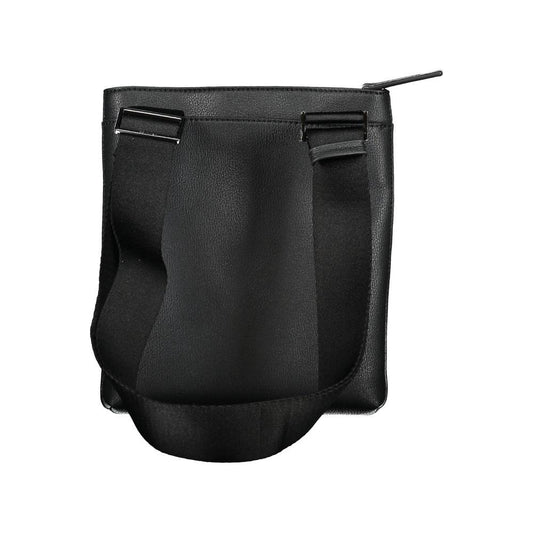 Calvin Klein | Elegant Black Shoulder Bag with Contrasting Details| McRichard Designer Brands   