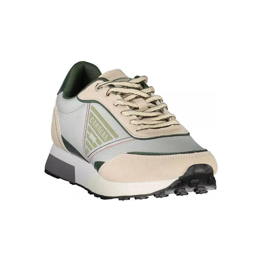 Carrera | Beige ECO Leather Sneakers with Contrasting Details| McRichard Designer Brands   