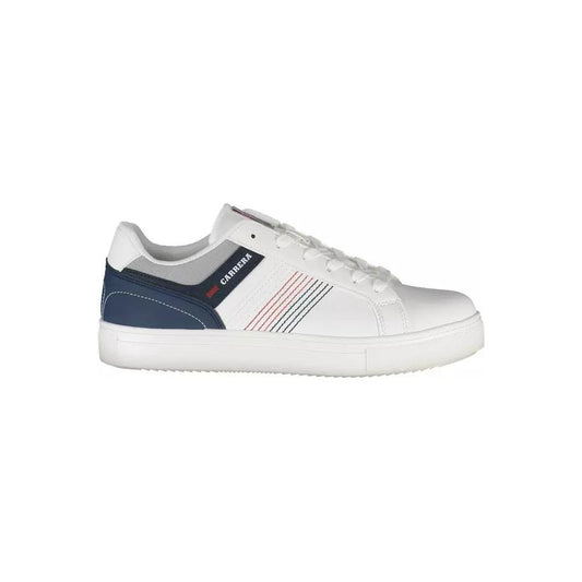 Carrera | Sleek White Carrera Sneakers with Contrasting Accents| McRichard Designer Brands   