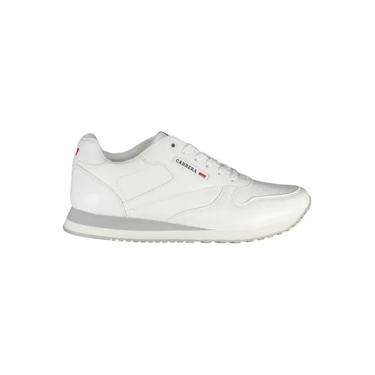 Carrera | Sleek White Eco-Leather Sneakers| McRichard Designer Brands   