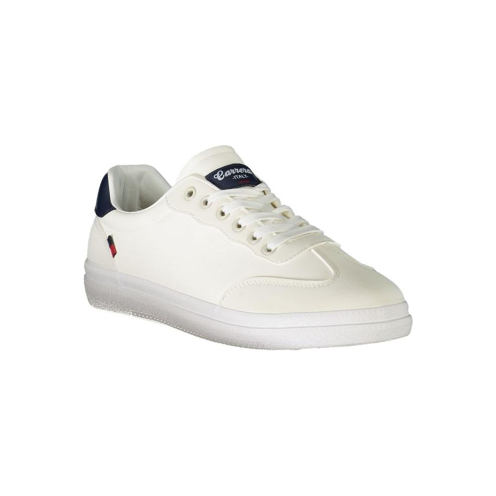 Carrera White Polyester Sneaker white-polyester-sneaker-41