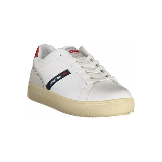 Carrera | Sleek White Lace-Up Sports Sneakers| McRichard Designer Brands   