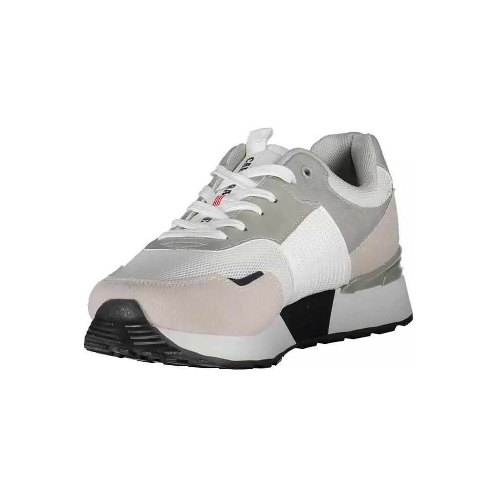 Carrera Carrera White Contrast Sneakers with Eco Leather carrera-white-contrast-sneakers-with-eco-leather