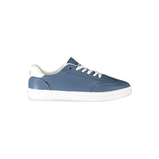 Blue Polyester Sneaker