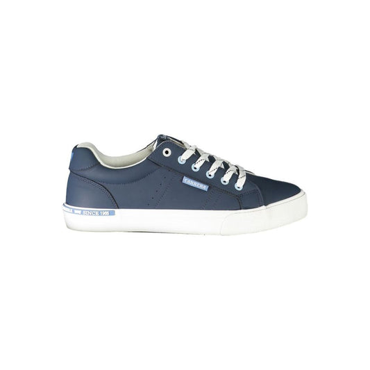 Blue Polyester Sneaker