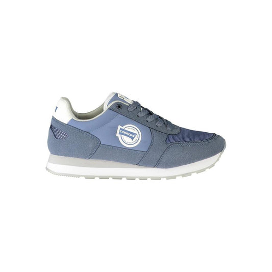 Blue Polyester Sneaker