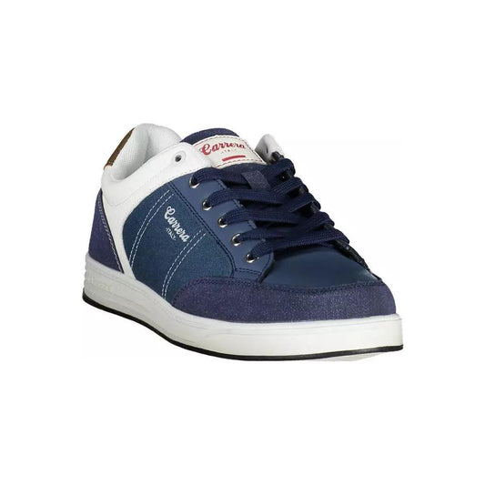 Carrera | Eco-Conscious Blue Sneakers with Contrasting Details| McRichard Designer Brands   