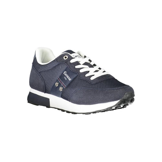 Blue Polyester Sneaker