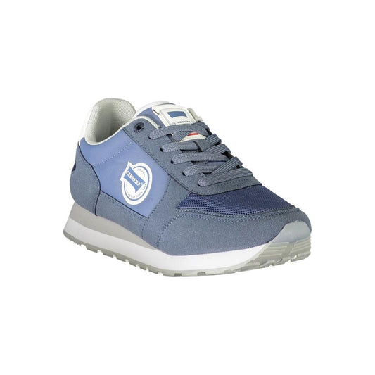 Blue Polyester Sneaker